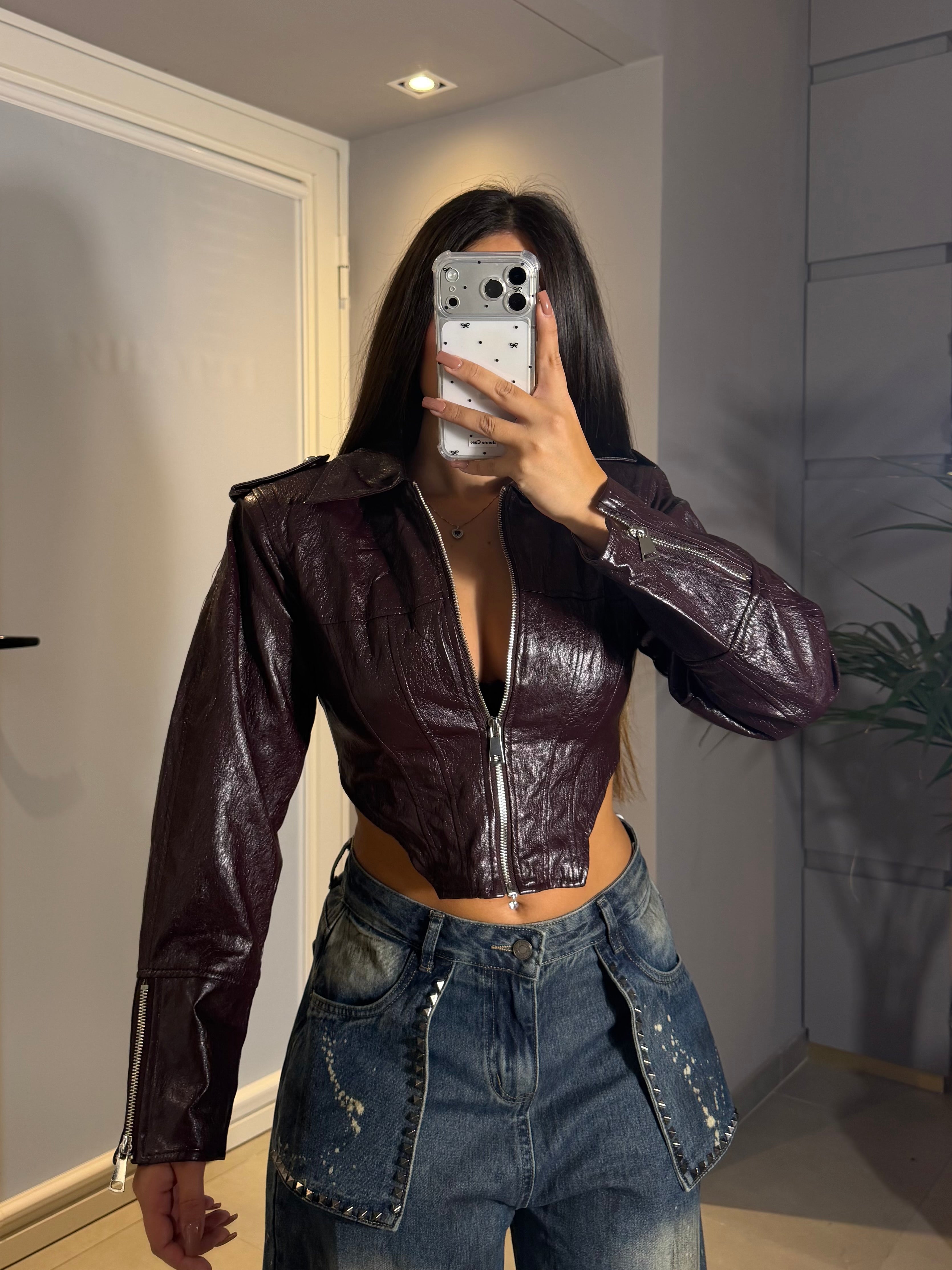 JACKET “BREATH” bordeaux