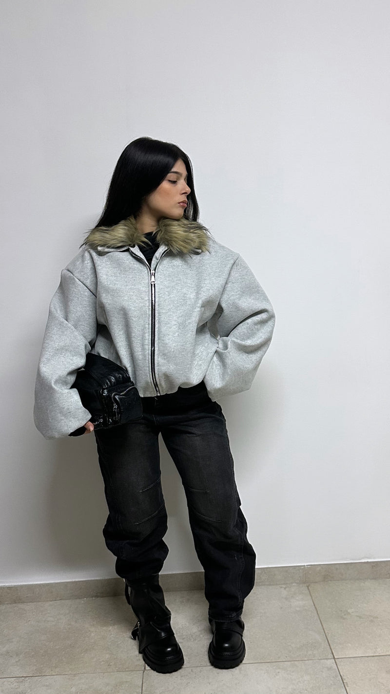 JACKET “ROY” GRIGIA