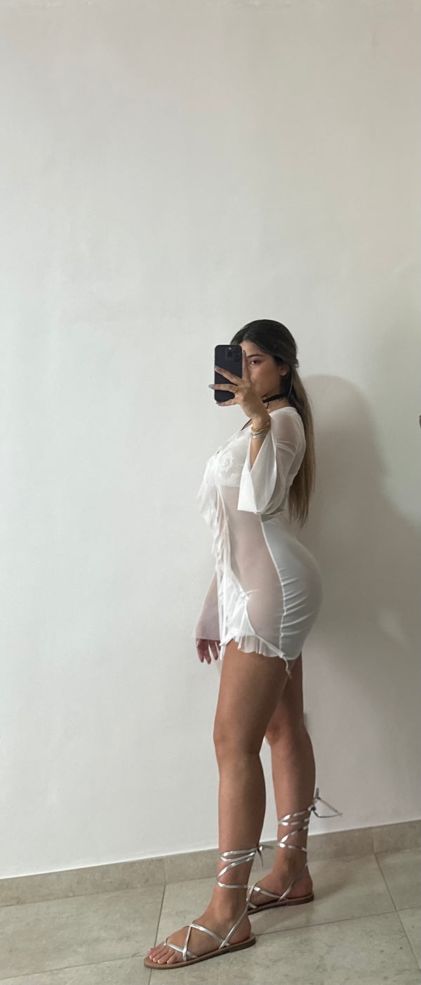 Mini Dress Ibiza bianco