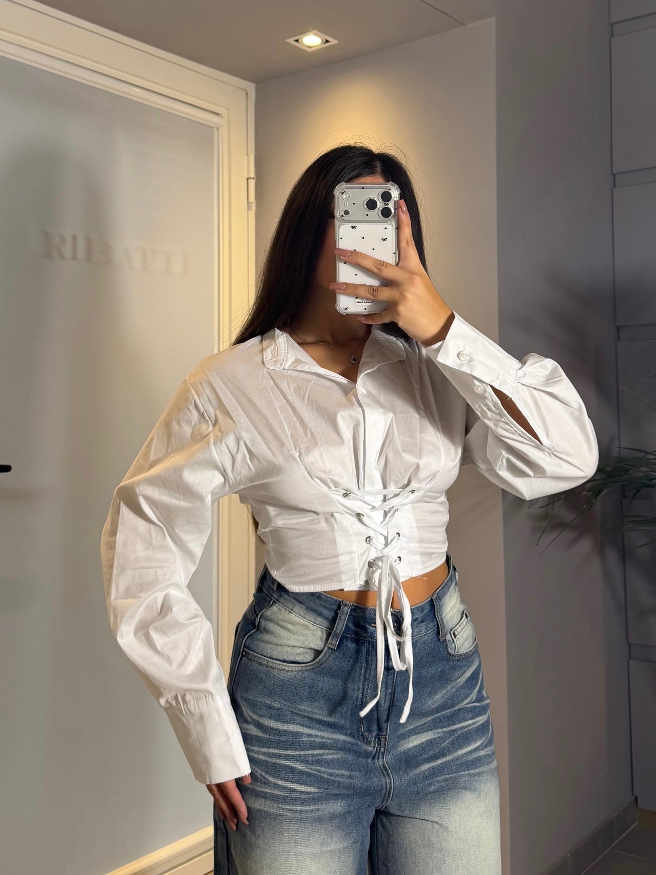 CAMICIA “STRING” bianca