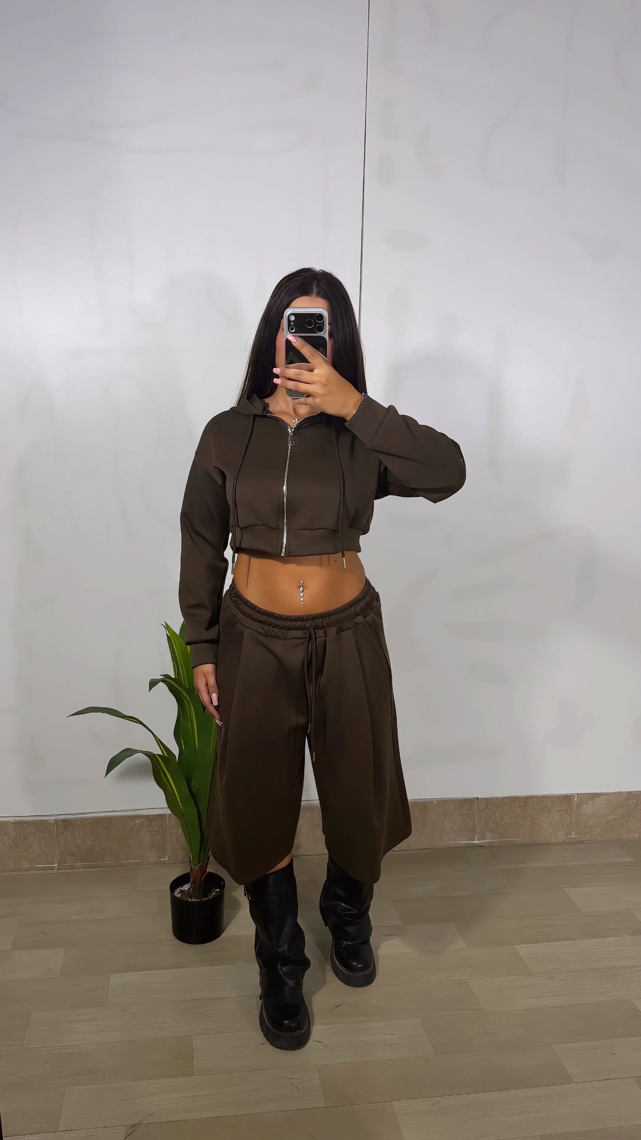 COORDINATO “SHAILA” marrone
