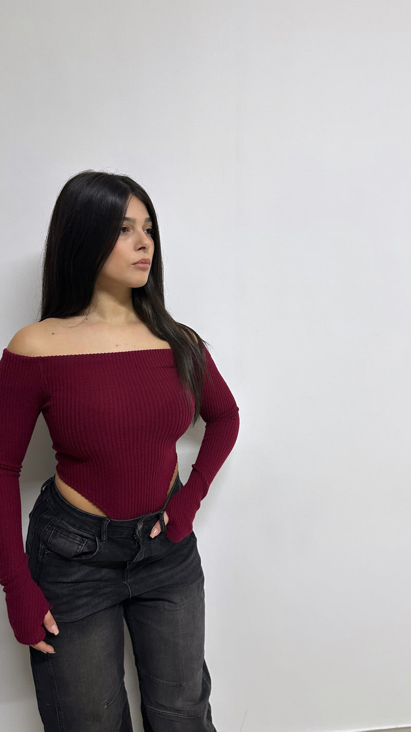 BODY “KATTY” BORDEAUX