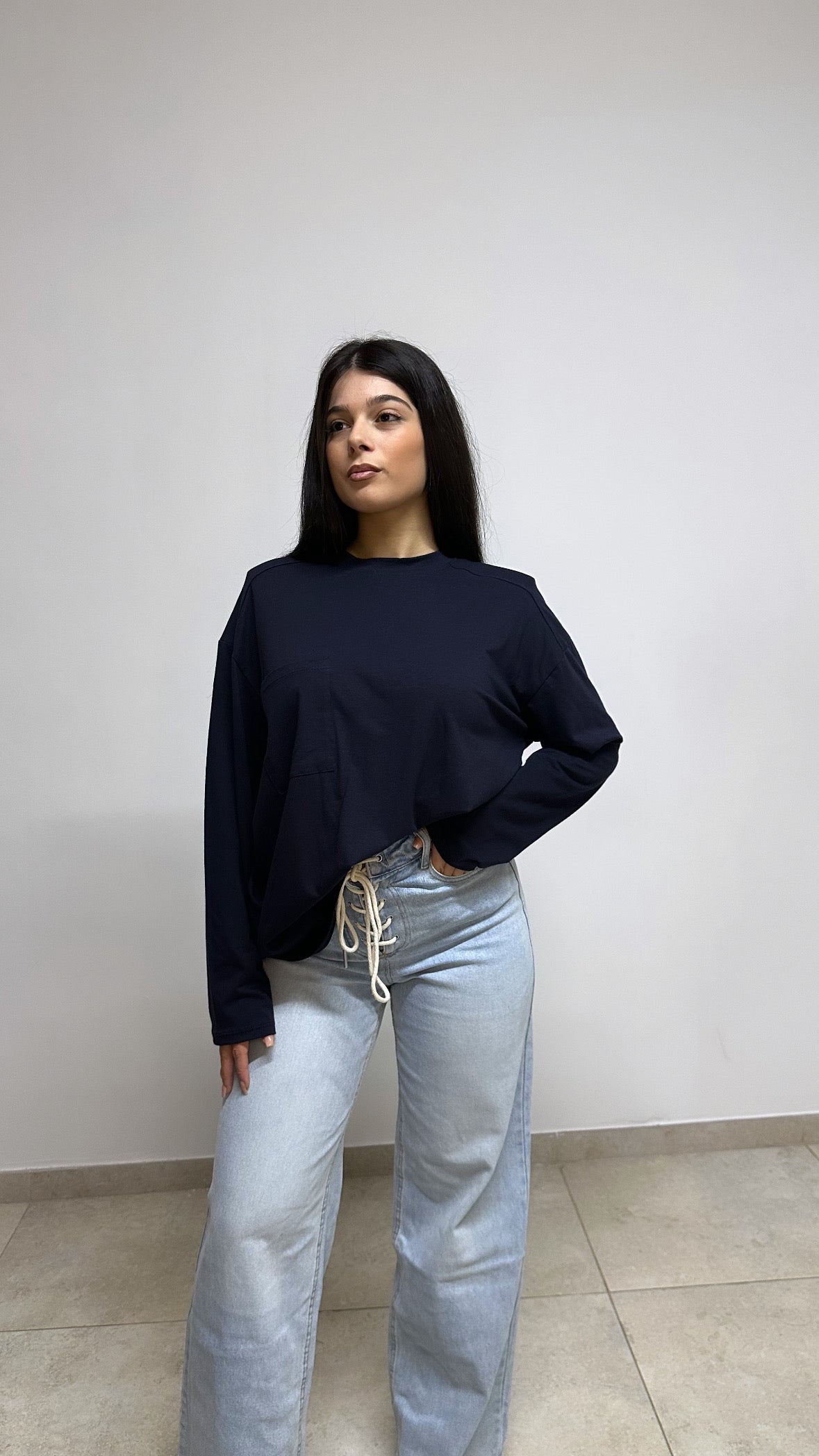 MAGLIA “APERITIF” BLU