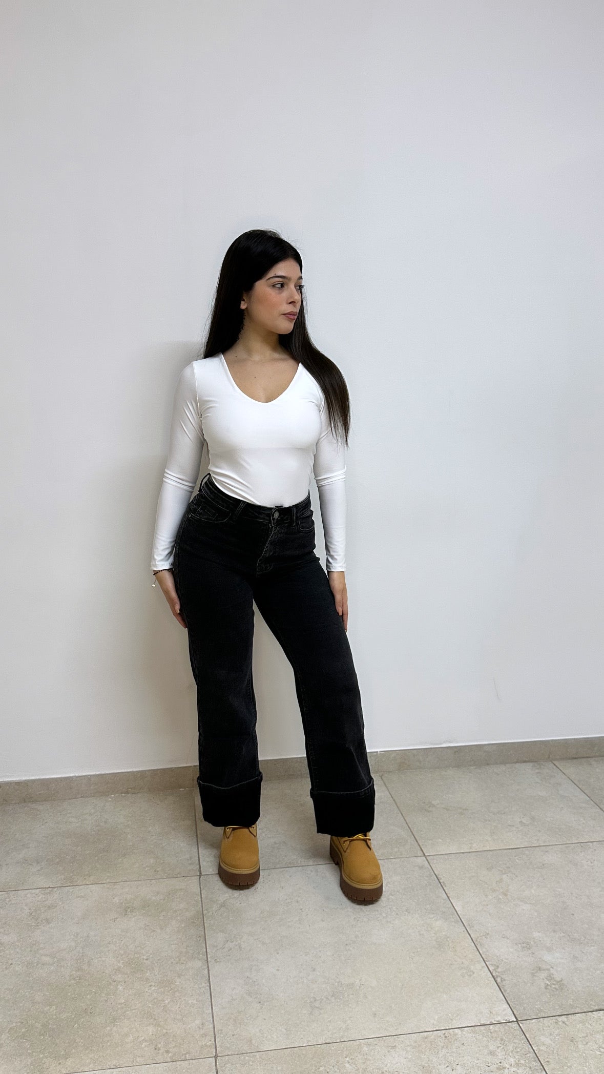 JEANS PIEGONE BLACK