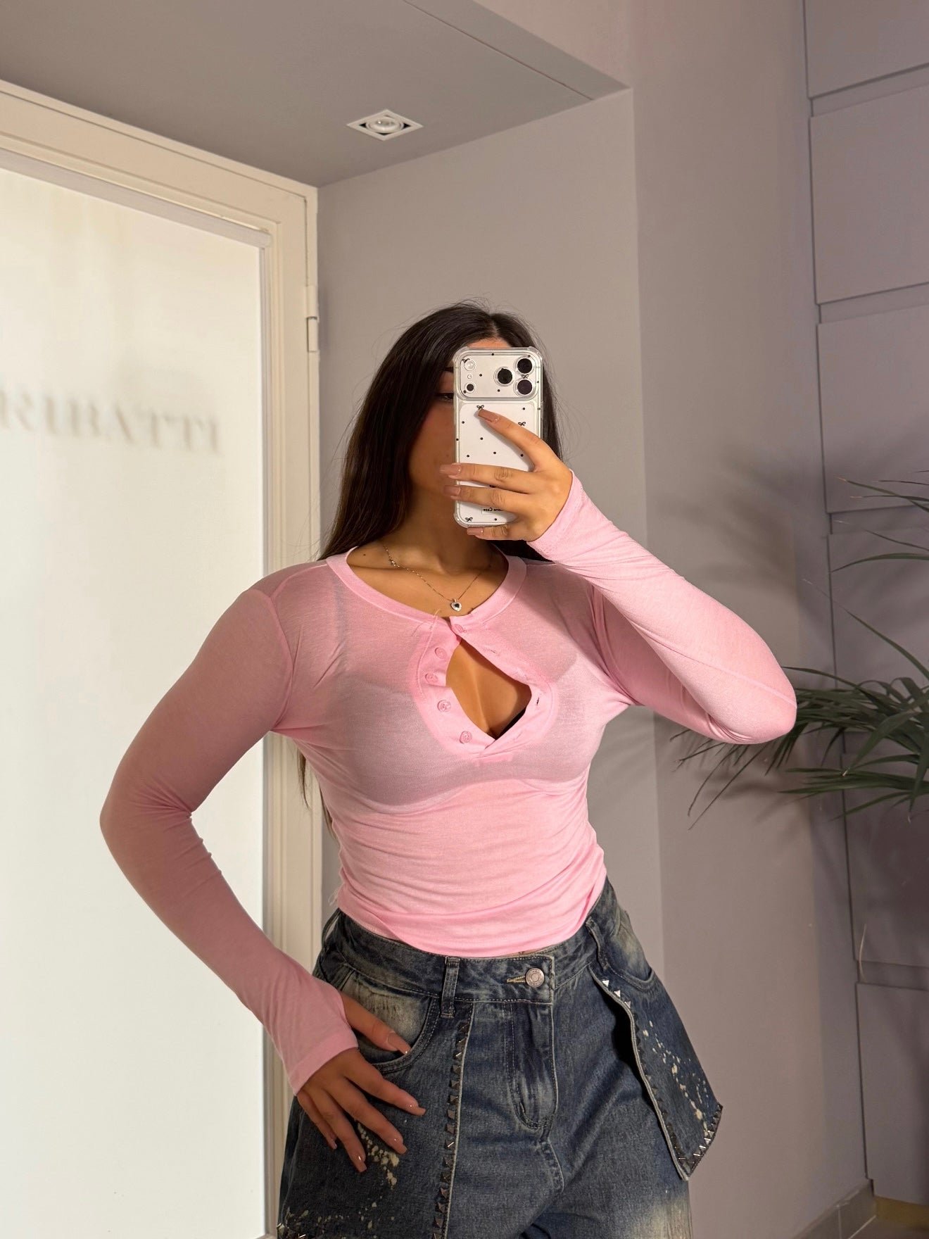 MAGLIA “BASIC” rosa