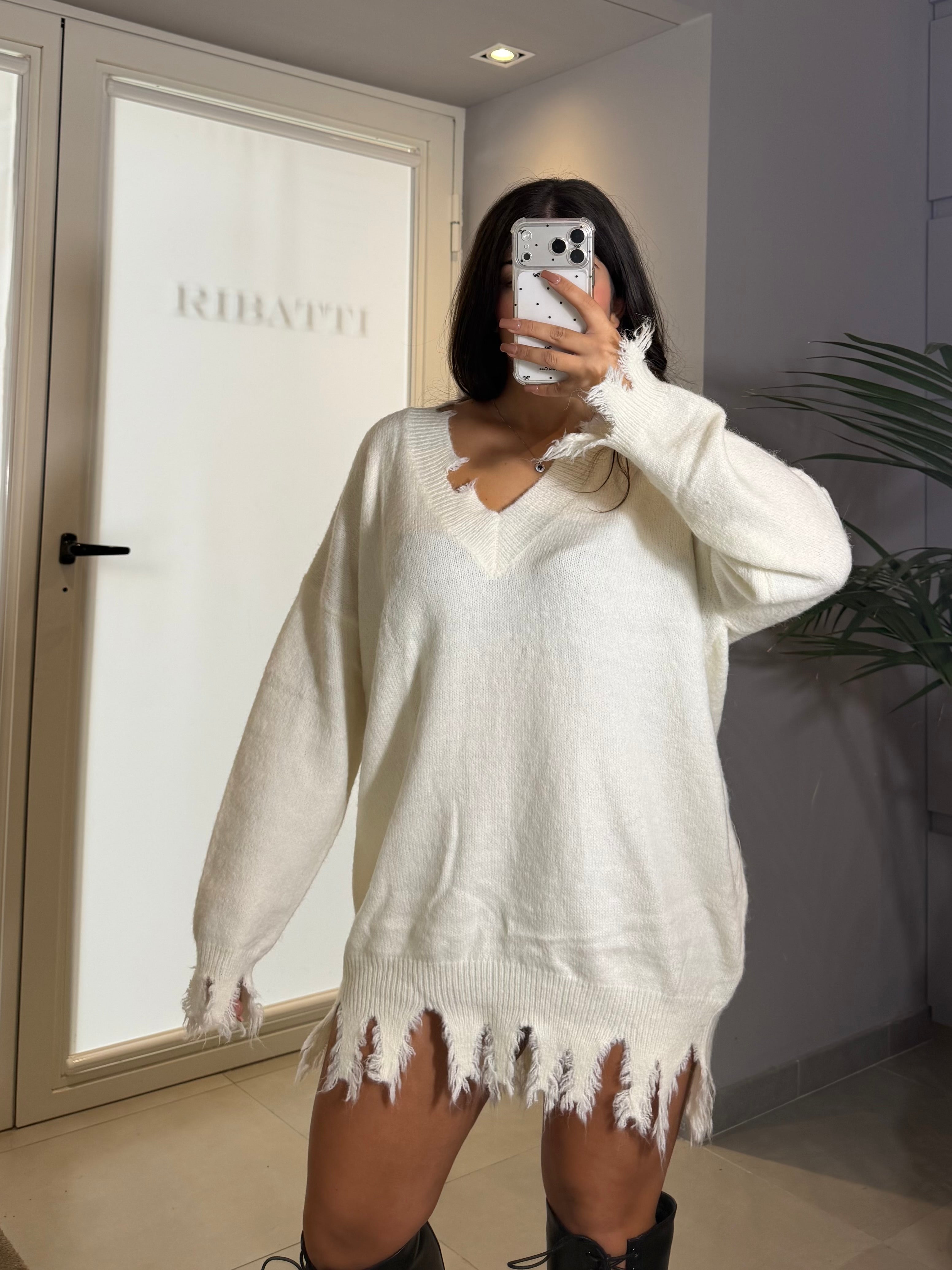 PULL "COMFY" bianco