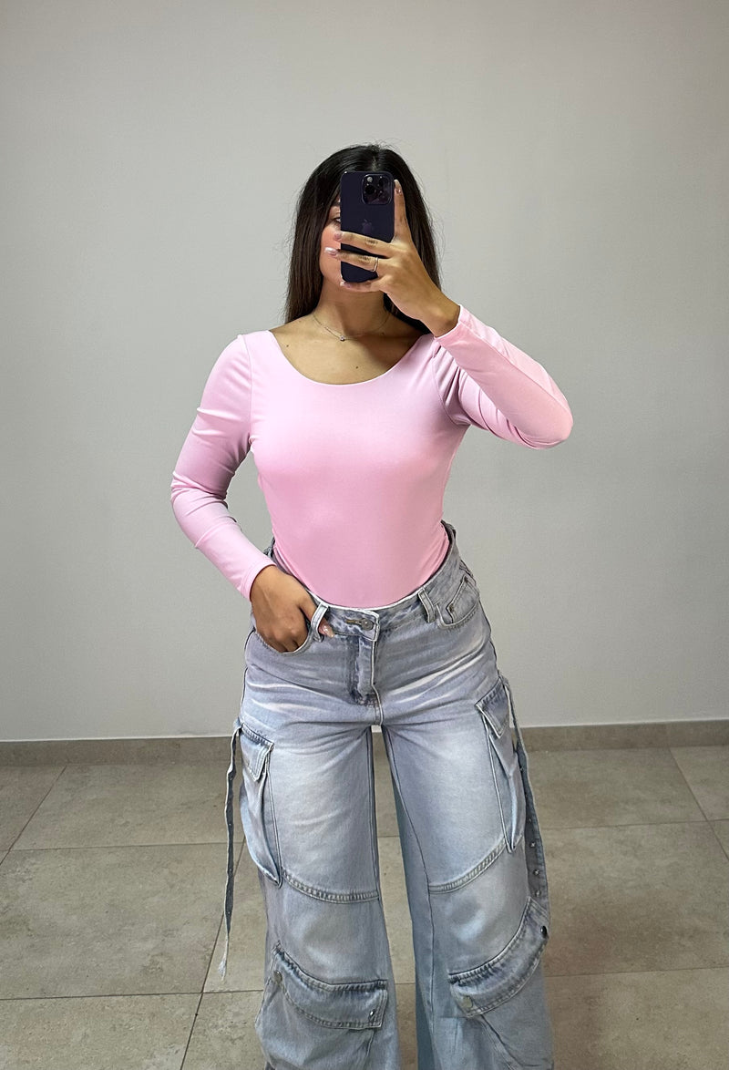 Body bare back rosa