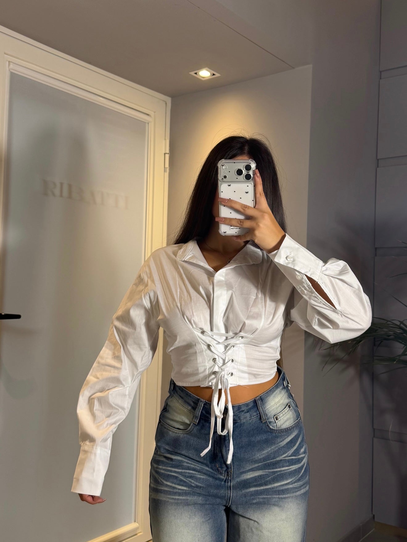 CAMICIA “STRING” bianca