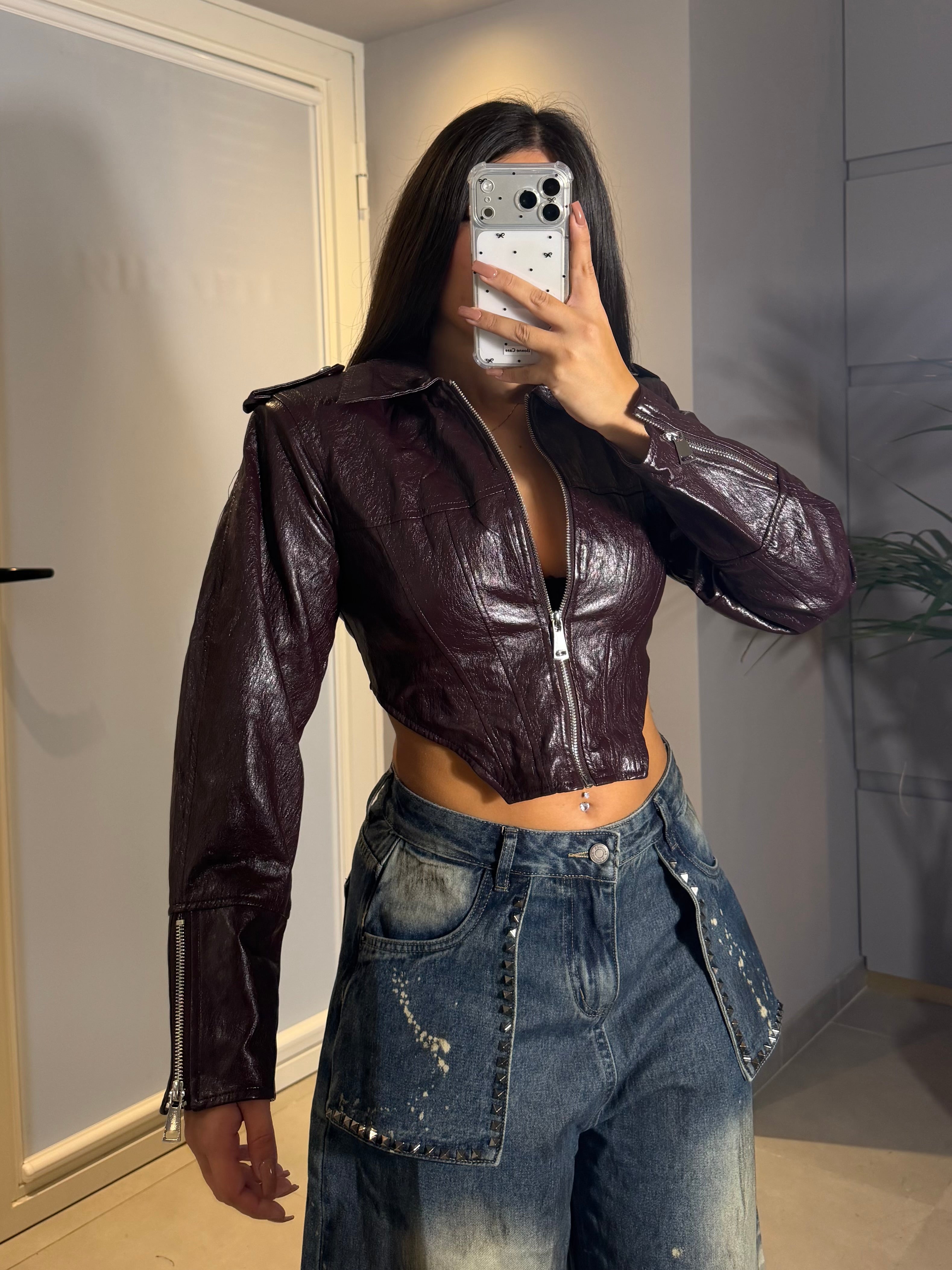 JACKET “BREATH” bordeaux
