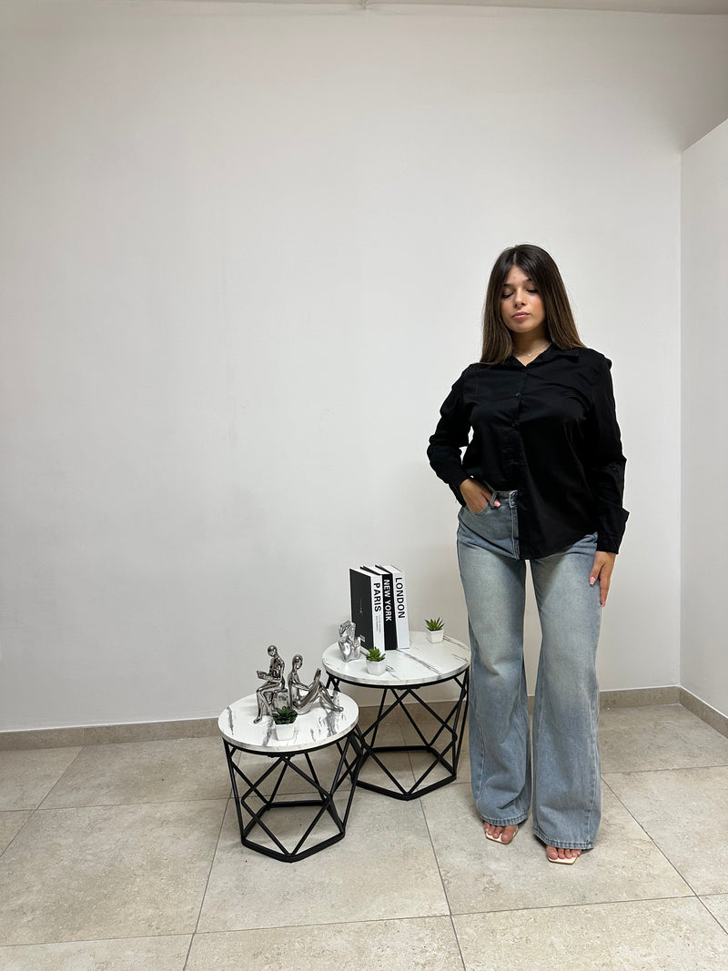 CAMICIA BASIC “DIANA” NERA
