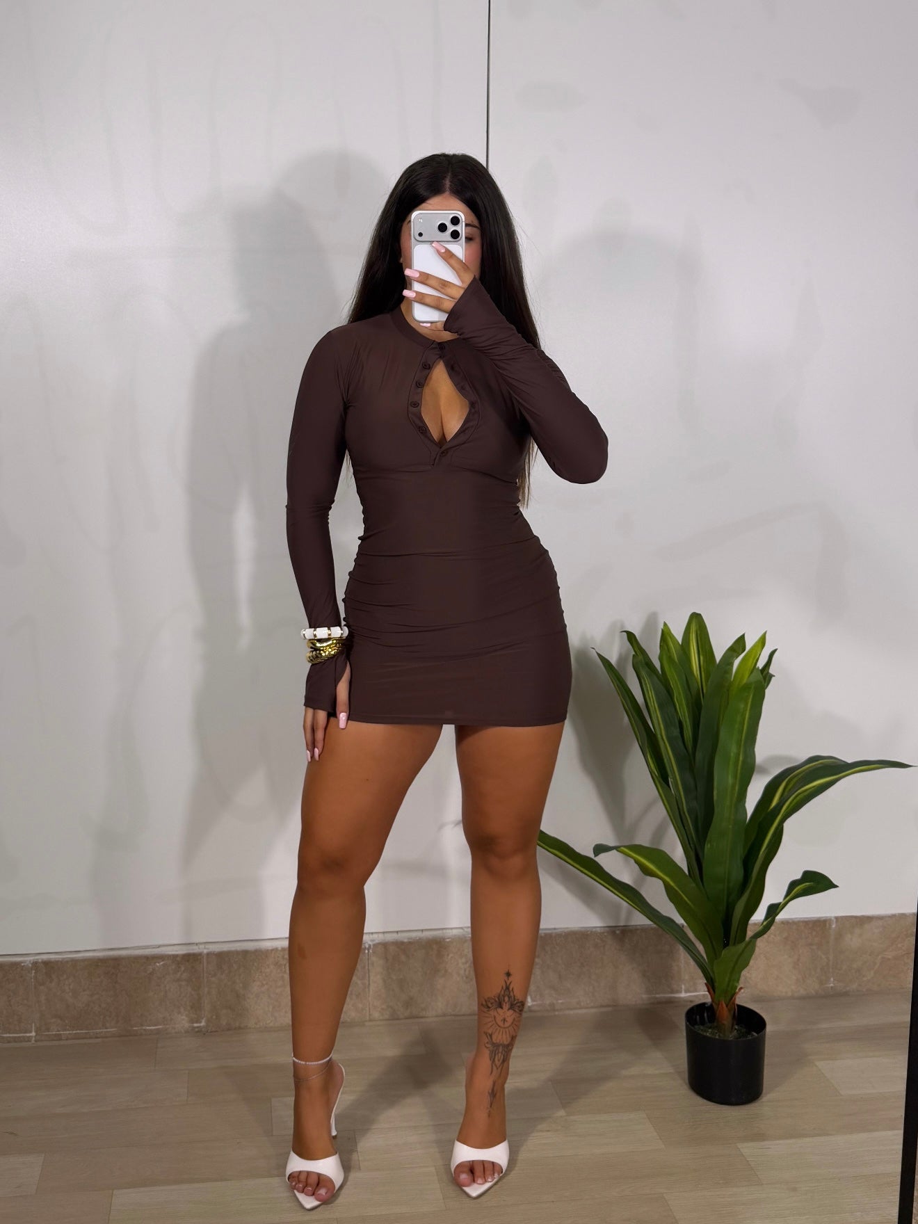 DRESS BASIC marrone