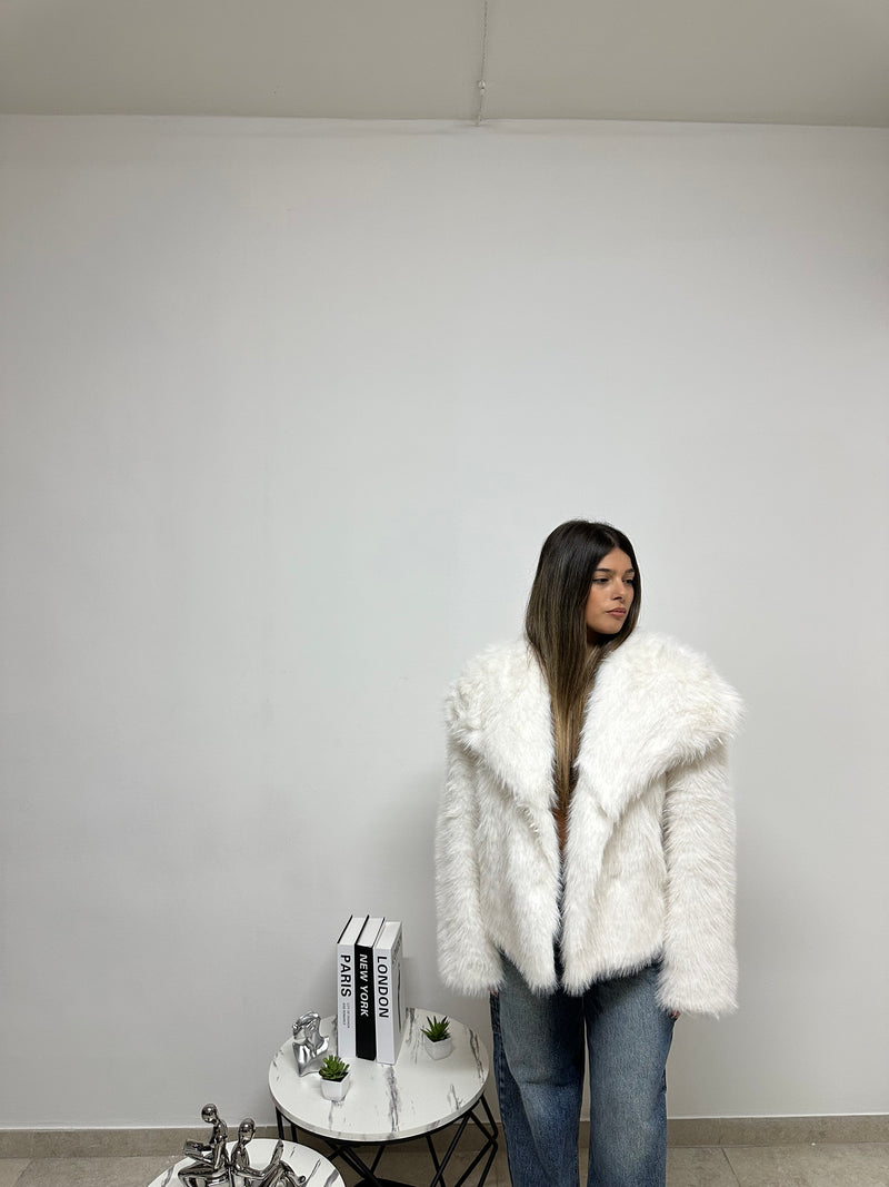 PELLICCIA ECOFUR “OSLO” BIANCA