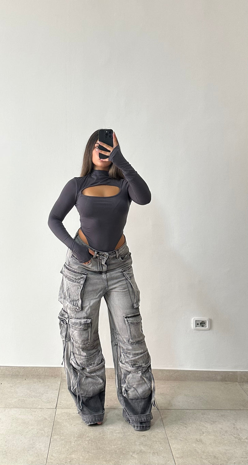 Jeans Cargo Grey