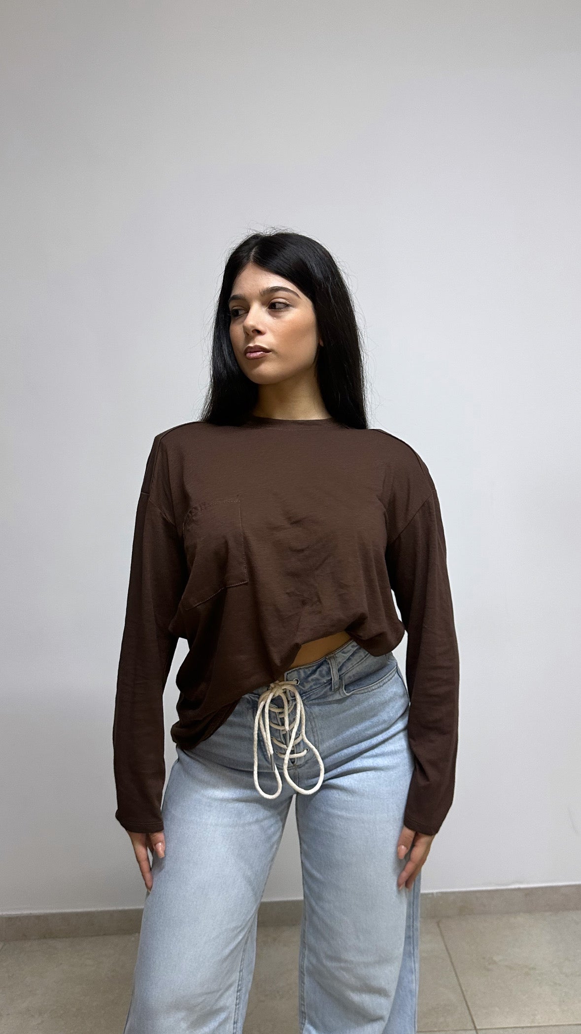 MAGLIA “APERITIF” MARRONE