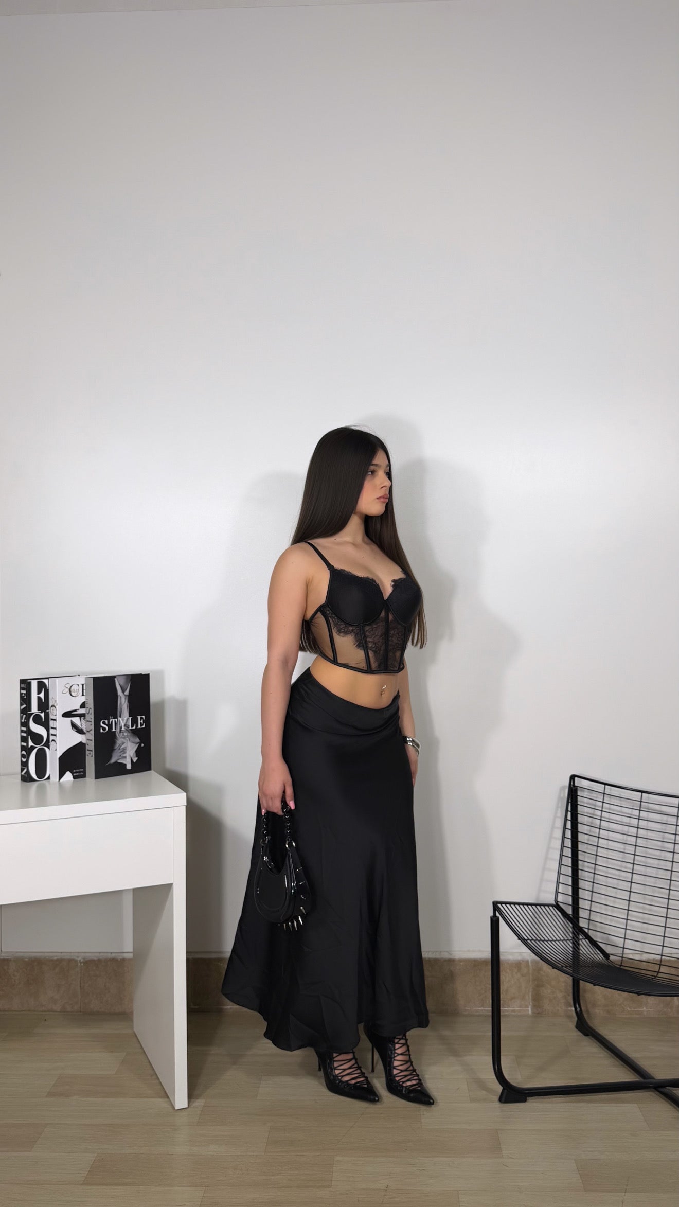 LONG SKIRT BLACK