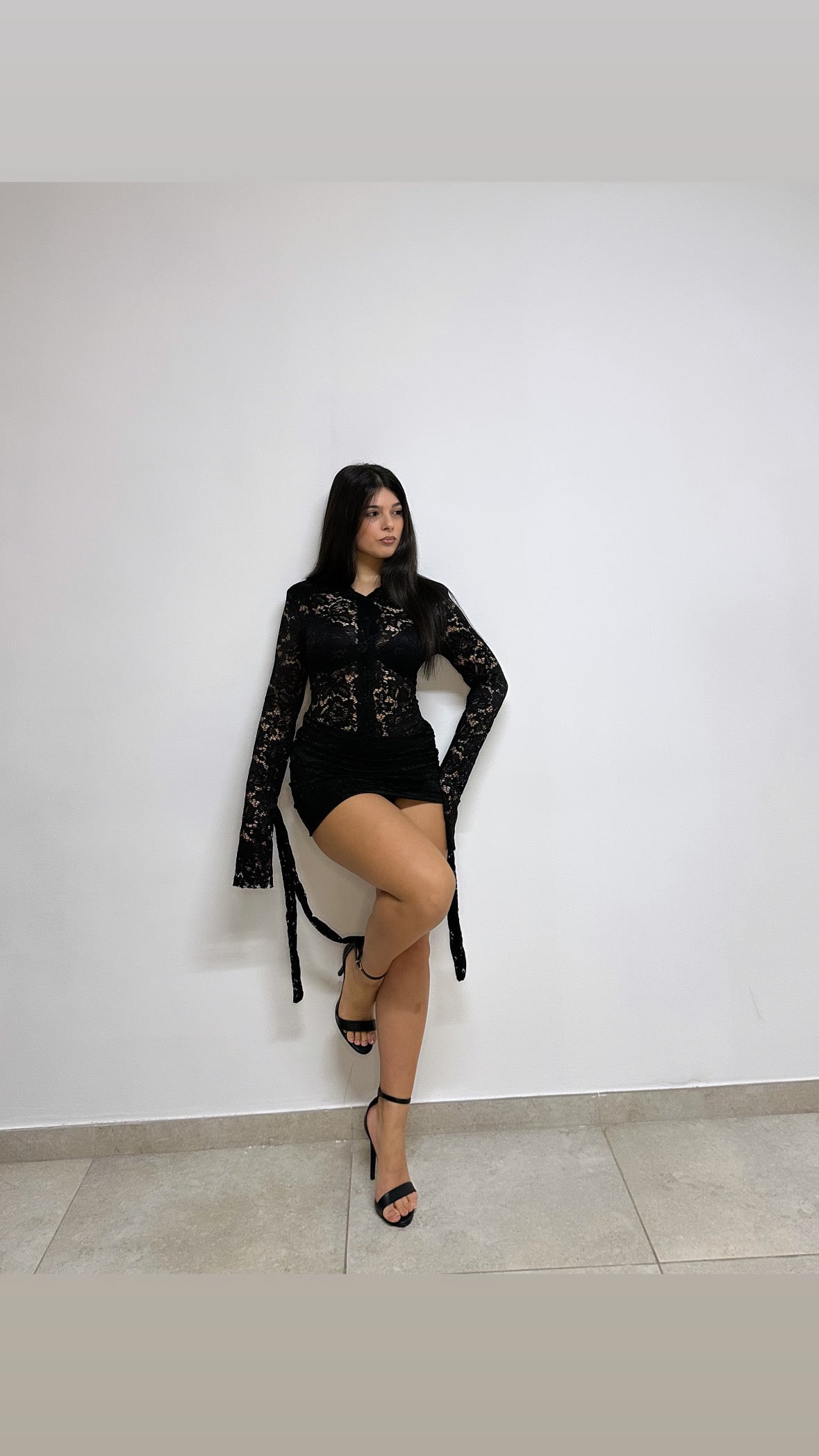 MINI DRESS “LACER SHIRT”