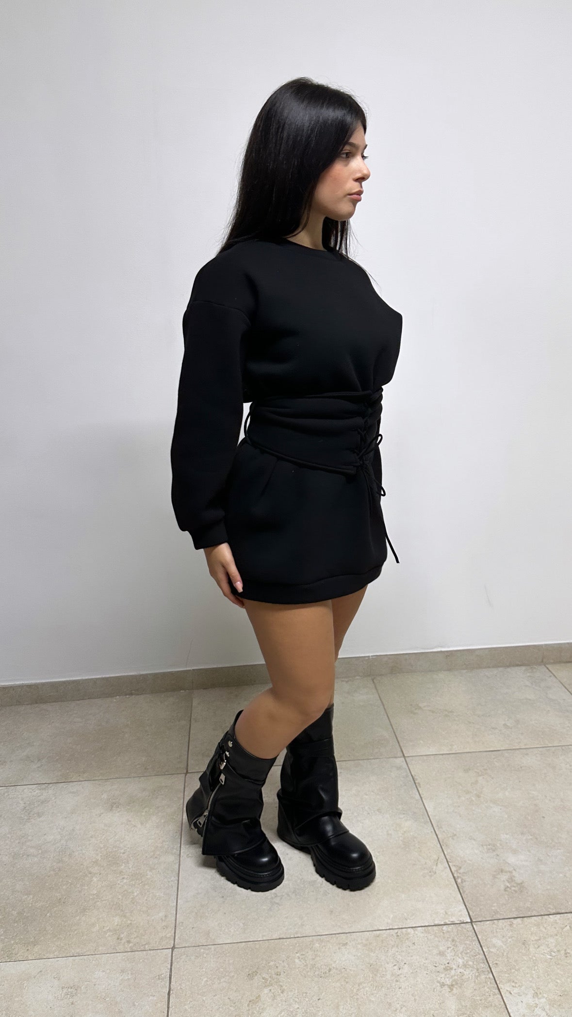 DRESS “COMFY” BLACK