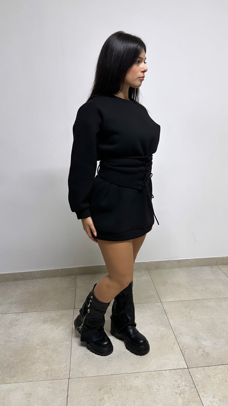 DRESS “COMFY” BLACK
