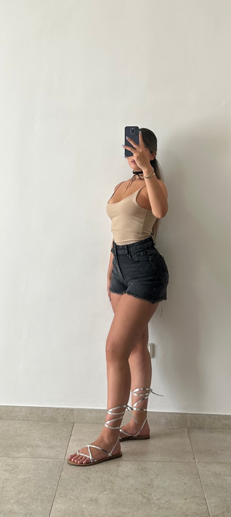 Short Denim Black