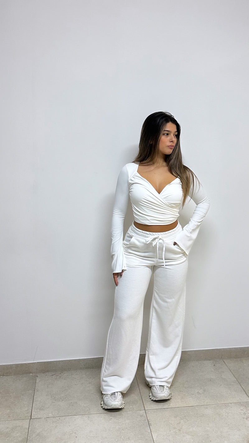 PANTS TUTA “CHILL” BIANCO