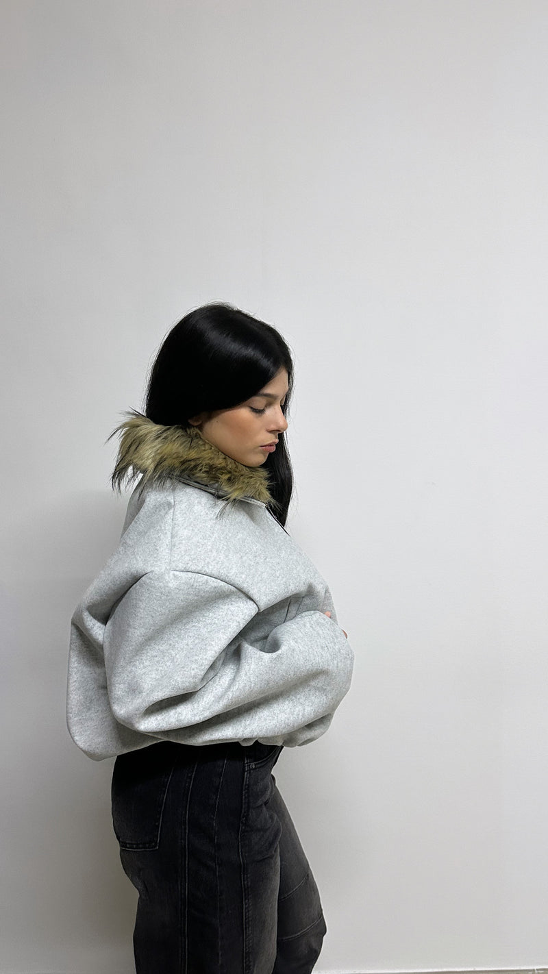 JACKET “ROY” GRIGIA