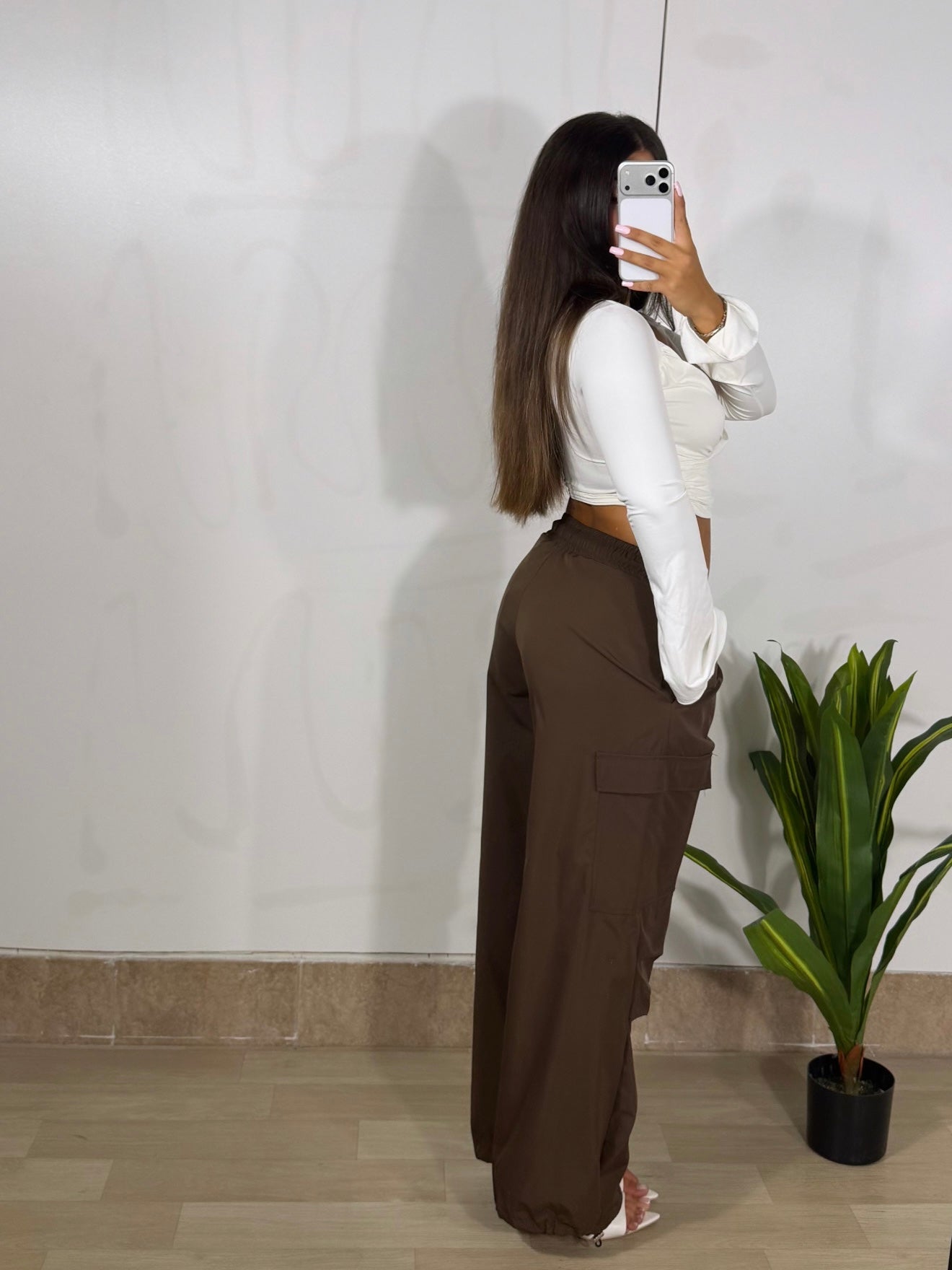 PANTS CARGO marrone