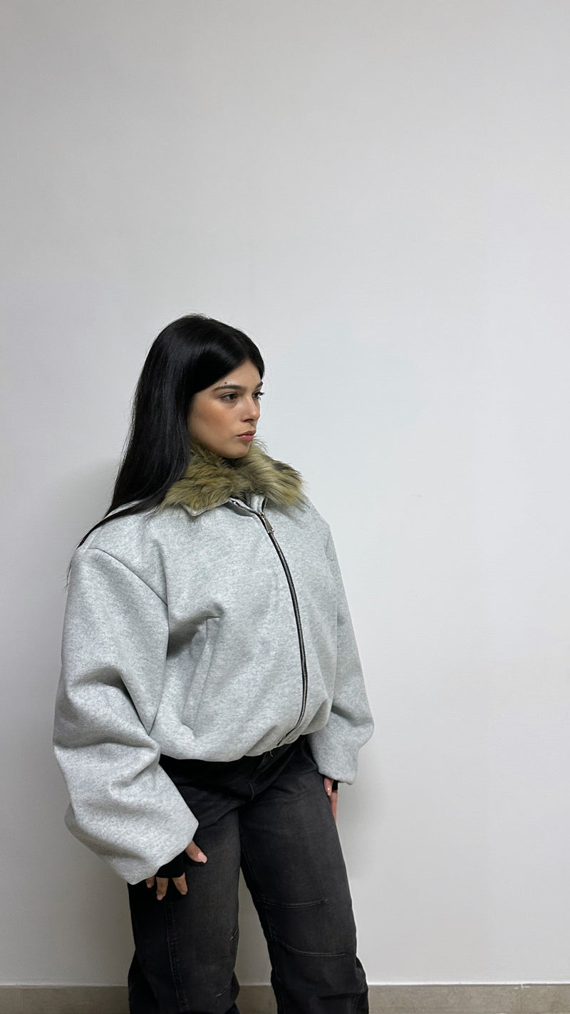 JACKET “ROY” GRIGIA