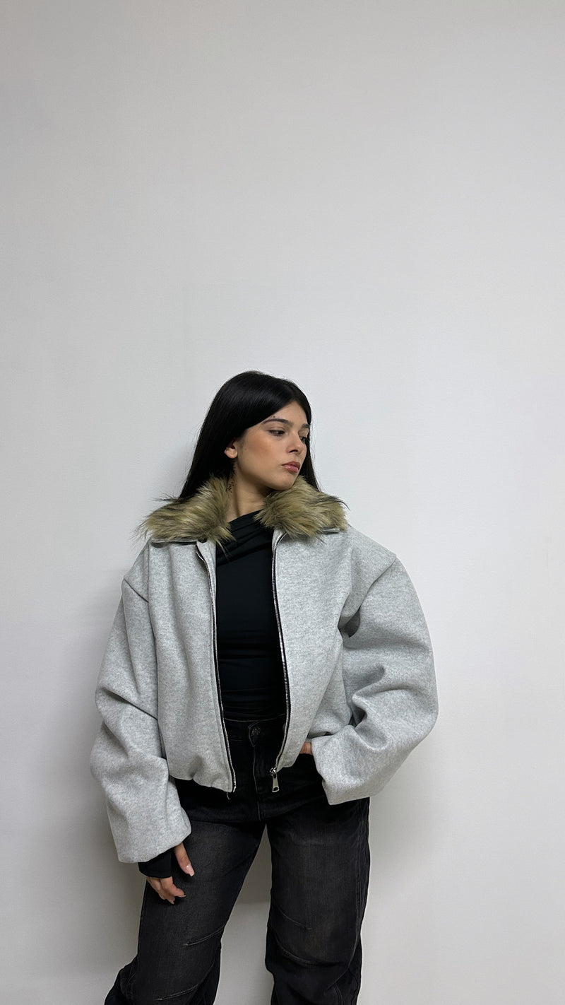 JACKET “ROY” GRIGIA