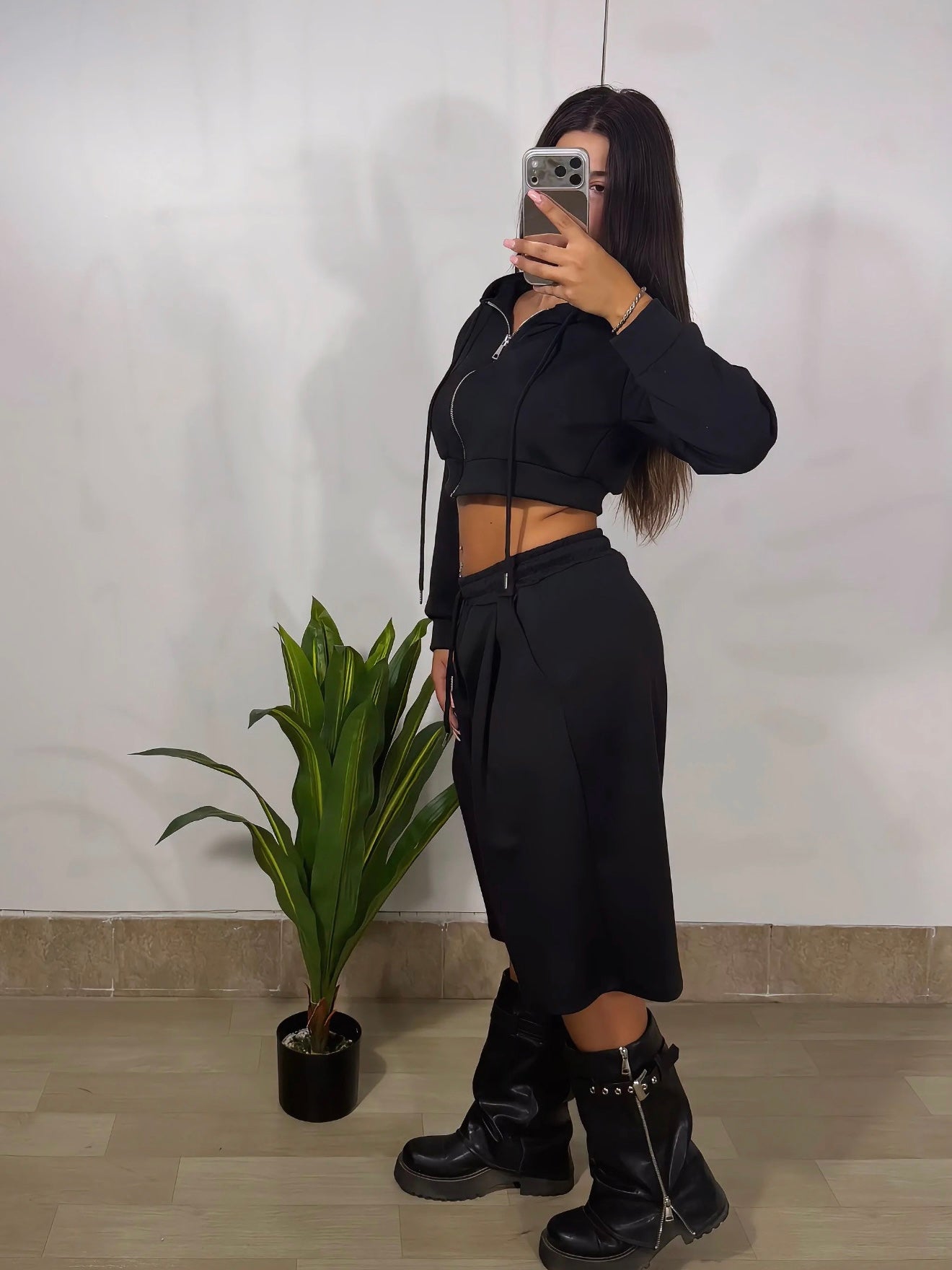 COORDINATO “SHAILA” nero
