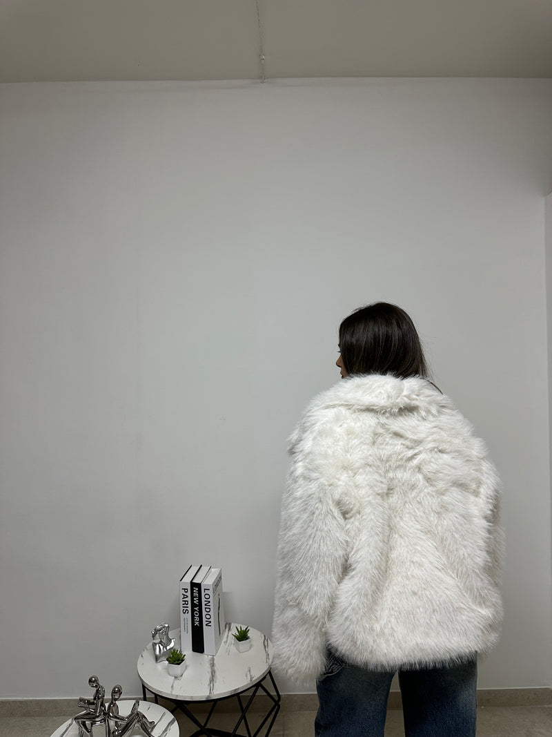 PELLICCIA ECOFUR “OSLO” BIANCA