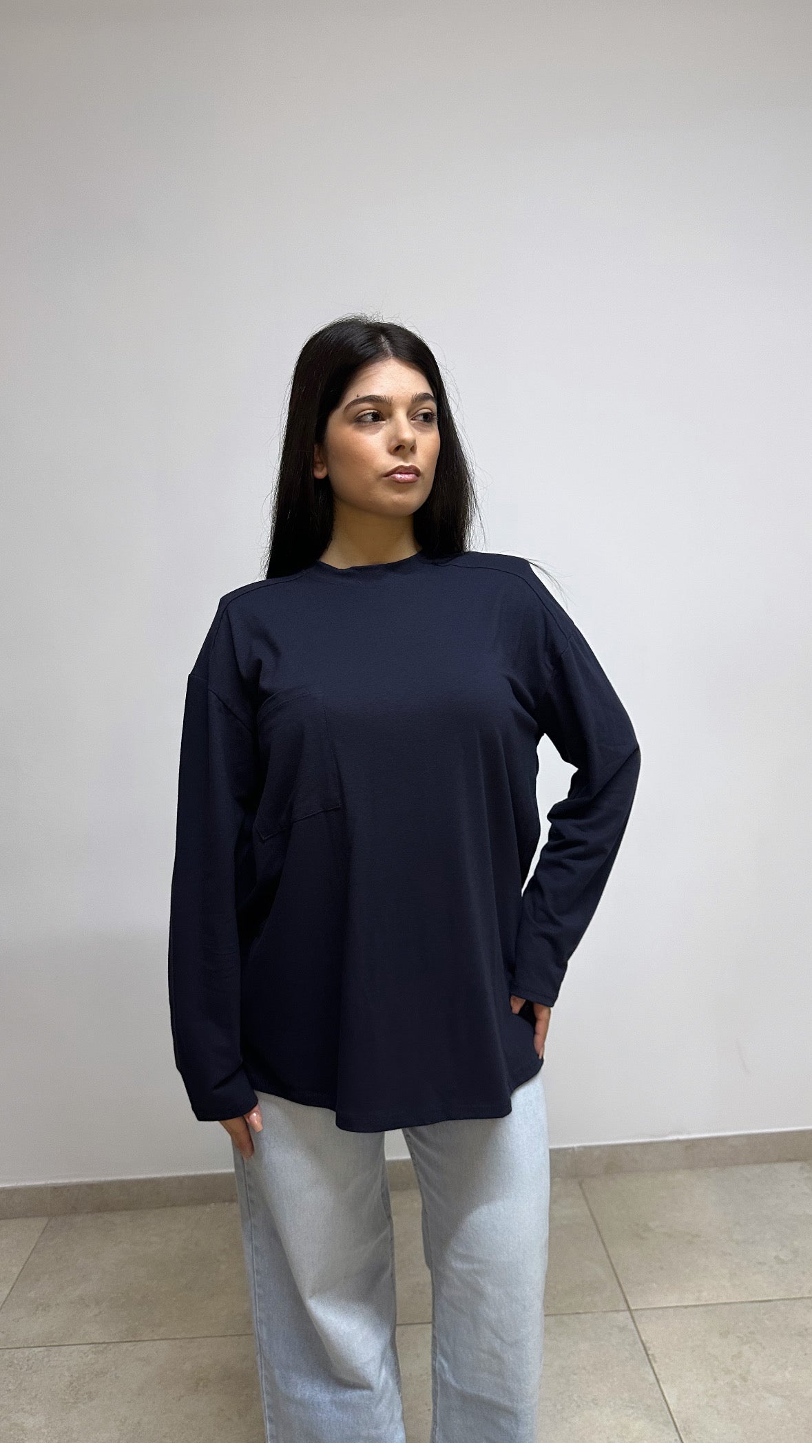 MAGLIA “APERITIF” BLU
