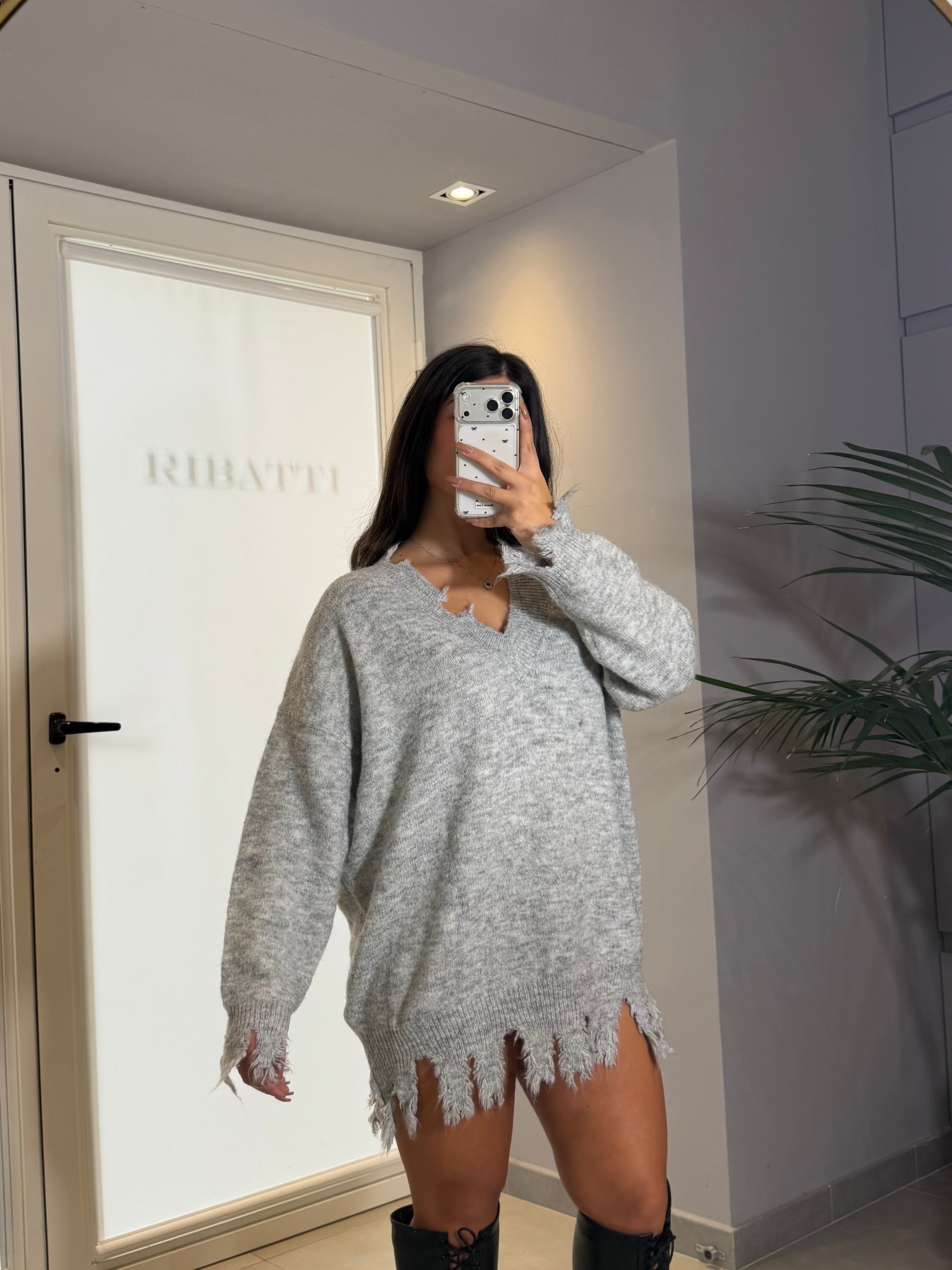PULL "COMFY" grigio