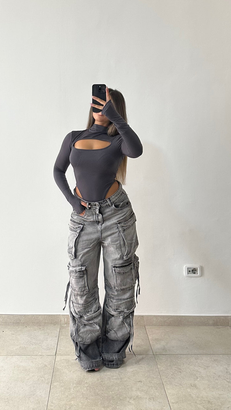 Jeans Cargo Grey