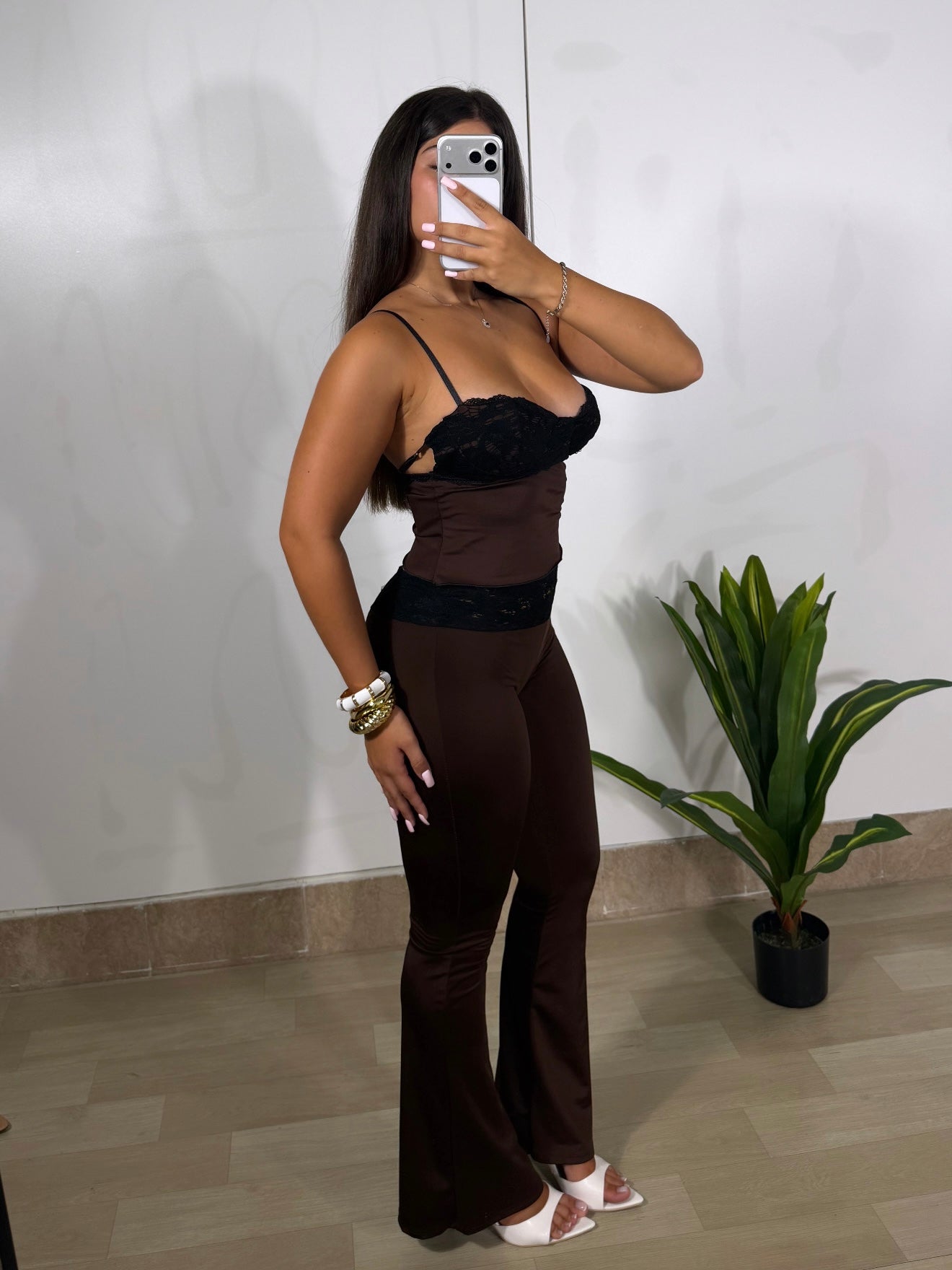 COORDINATO “SAPHI” marrone