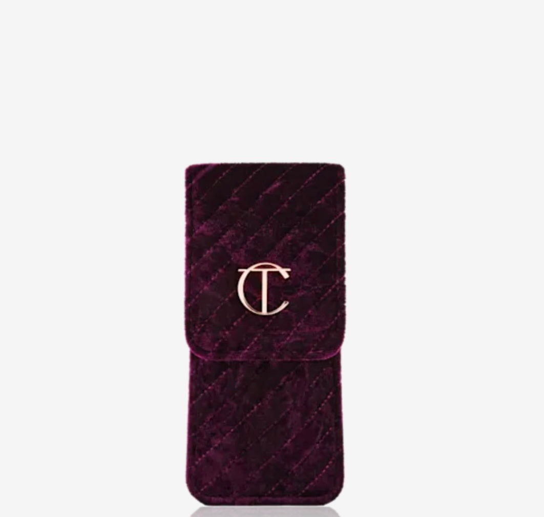 CHARLOTTE TILBURY - Mini set pennelli da trucco, include un pennello da fondotinta, un pennello da cipria e due pennelli da ombretto